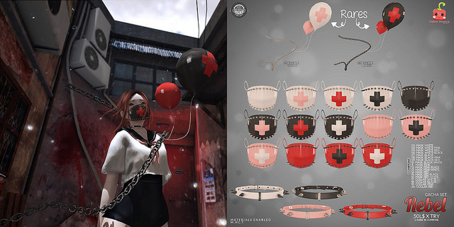 01[Cubic Cherry]{Rebel} escape silver  [BOX] RARE