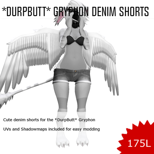 *DurpButt* Gryphon - Denim Shorts