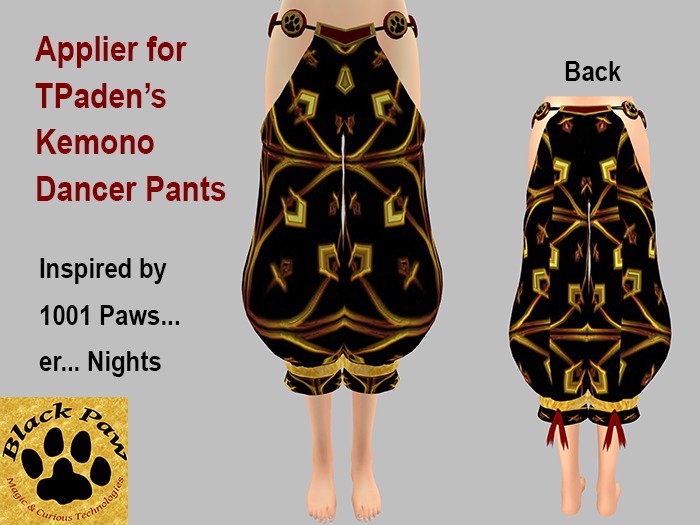 1001 Paws (Applier for Kemono Dancer Pants)