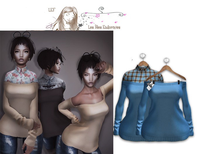 LFE;;Karine - Layered Shirt and swearer 17