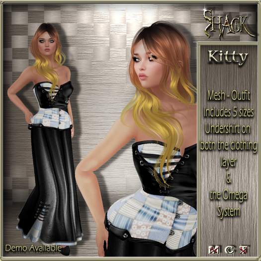 *Shack* Kitty outfit patchwork