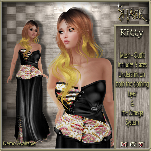 *Shack* Kitty outfit Retro Pink