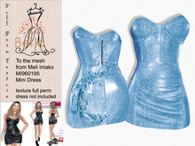 BELLA texture MI960195 & MI961314 Strapless Chemise Mini Dress 19