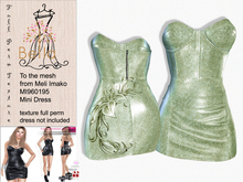 BELLA texture MI960195 & MI961314 Strapless Chemise Mini Dress 20