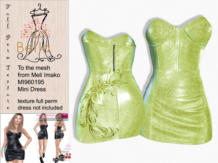 BELLA texture MI960195 & Strapless Chemise Mini Dress 15