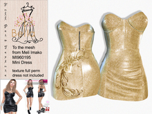 BELLA texture MI960195 & MI961314 Strapless Chemise Mini Dress 14