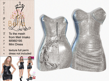 BELLA texture MI960195 & MI961314 Strapless Chemise Mini Dress 13