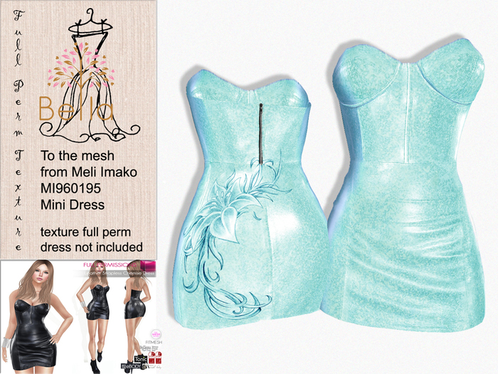 BELLA texture MI960195 & MI961314 Strapless Chemise Mini Dress 11