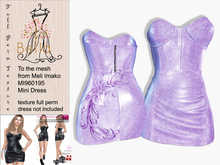 BELLA texture MI960195 & MI961314Strapless Chemise Mini Dress 9
