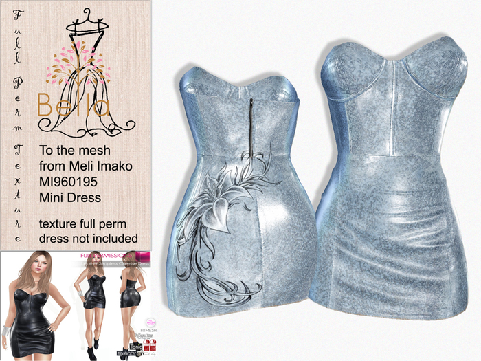 BELLA texture MI960195 & MI961314 Strapless Chemise Mini Dress 6