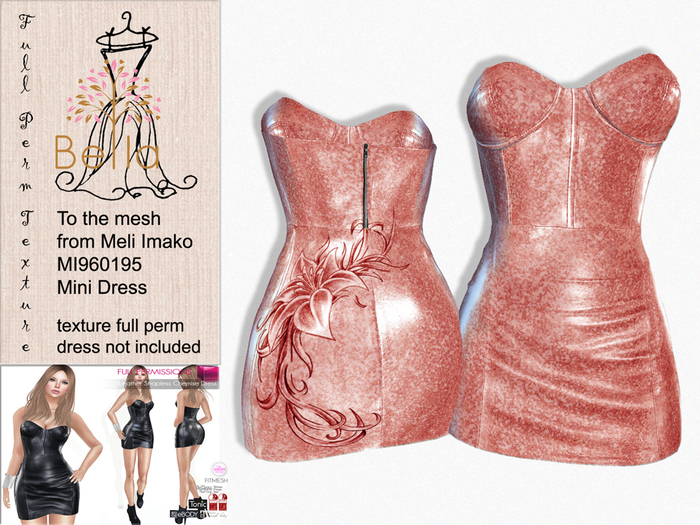 BELLA texture MI960195 & MI961314 Strapless Chemise Mini Dress 3