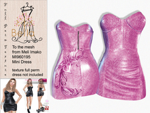 BELLA texture MI960195 & MI961314 Strapless Chemise Mini Dress 4