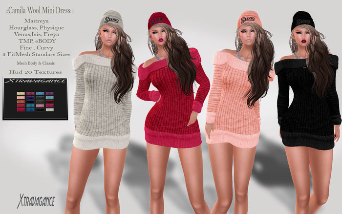 ::XT:: - Camila Wool Mini Dress