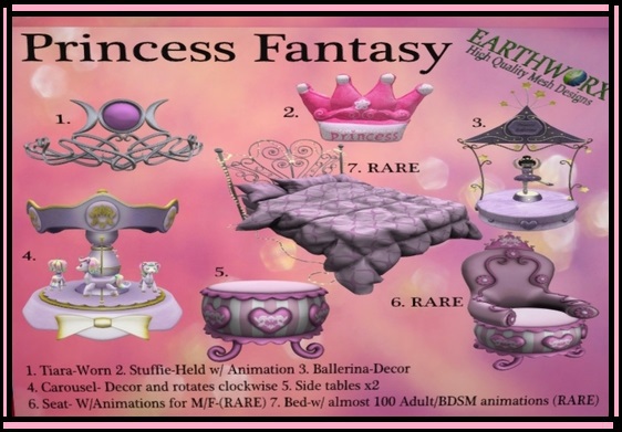 {:.EARTHWORX.:} (2) Princess Stuffie [BOX]