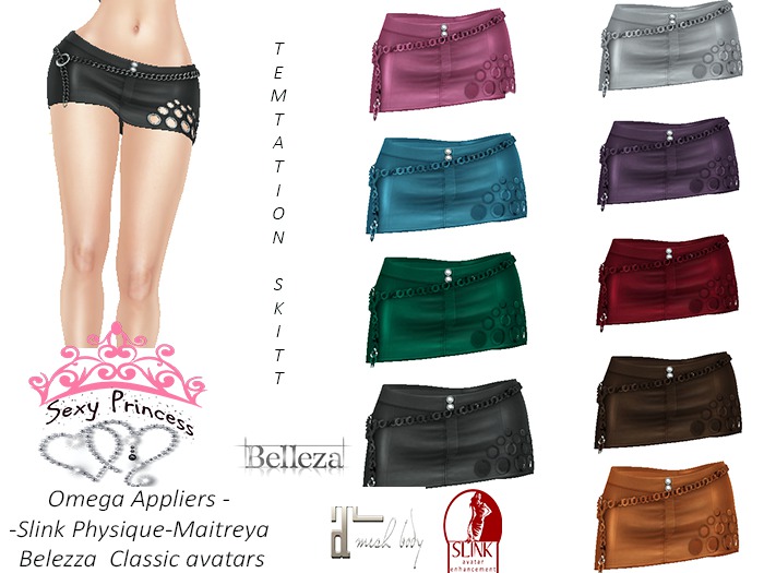 Temptation  *Sexy Princess* Skirt Fatpack