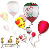 Balloon I love Kuwait - (Wear) yellow 1