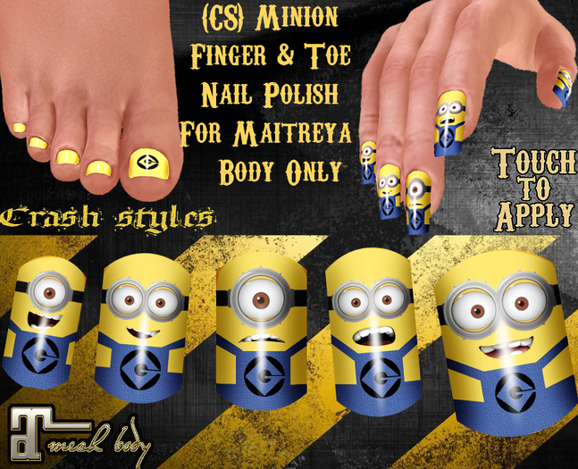 {CS} Minions Nail Polish (Maitreya  only)