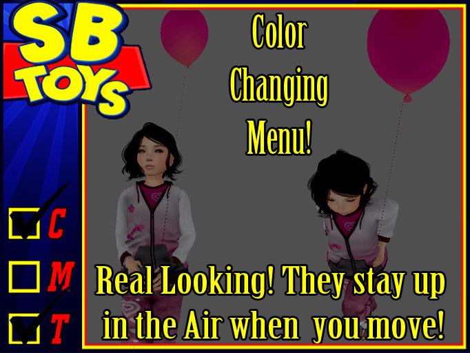 [SB TOYS] Mesh Rigged Balloon w/ Color Changer