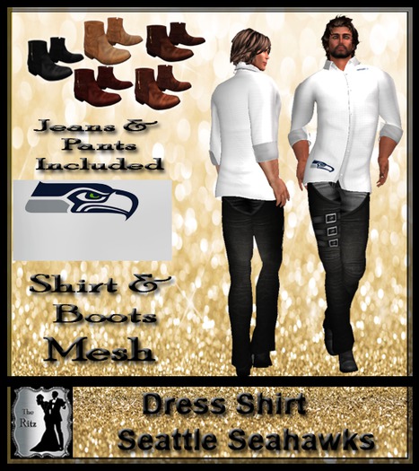 Dress Shirt-Seattle Seahawks