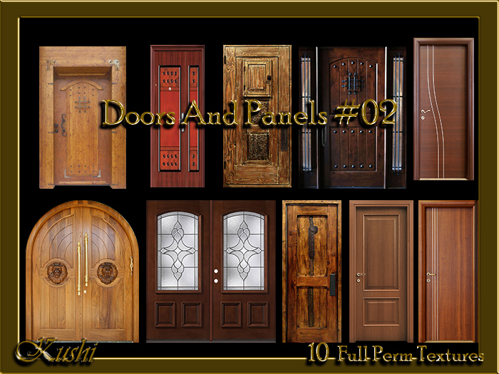 !Kushi! DoorsAndPanels02 Textures -WEAR TO UNPACK