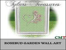 .:TT:.  ROSEBUD GARDEN WALL ART  BOX