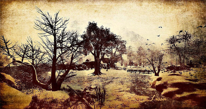 Blue Tree Art  1.2 - Sawdust