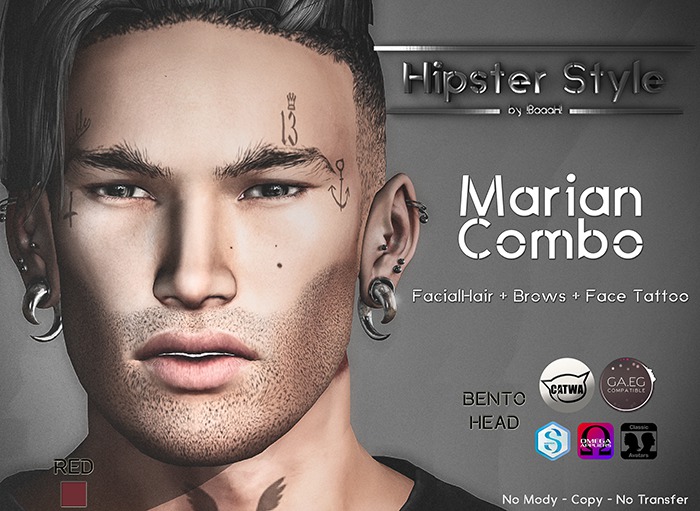 [Hipster Style] Marian COMBO RED  (Wear Me)