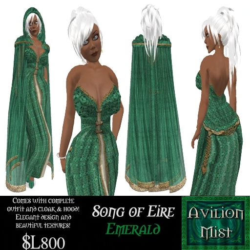 Song of Eire - Emerald (Complete Outfit)