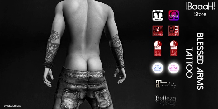 !BaaaH! Store - Blessed Arms Tattoo (Wear Me)