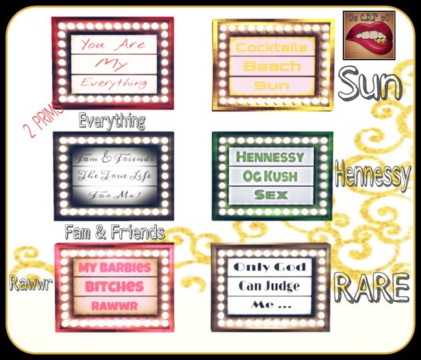 Oo C.D.F oO S.M GOLD RARE