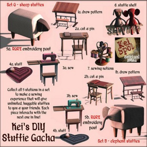 *4b. Kei's DIY Stuffie (stuffing station)