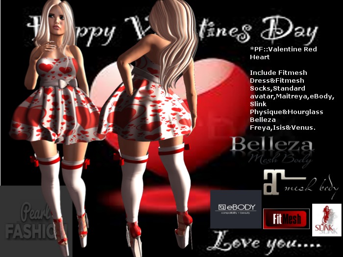 *PF::Valentine Red Heart