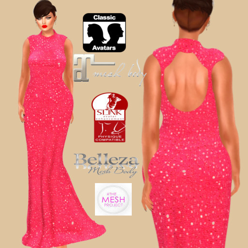 Dress elegant Pink*