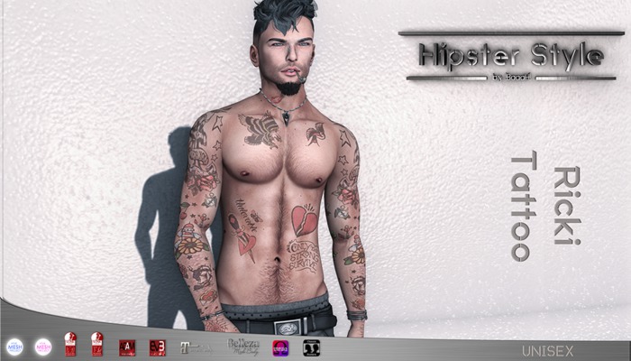 [Hipster Style] Ricki Tattoo (Wear Me)