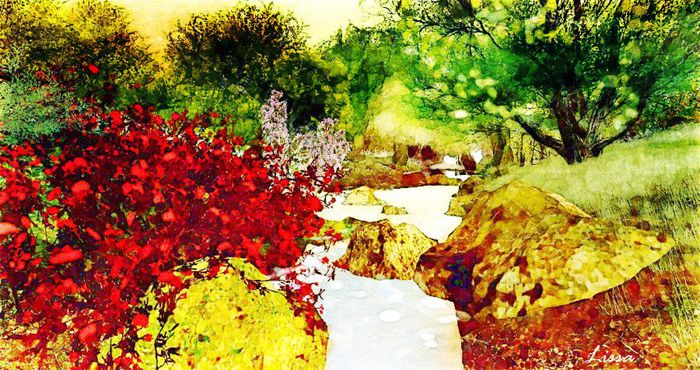 Blue Tree Art - 1.2 Secret Garden