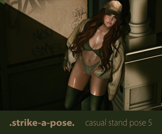 .strike-a-pose. Casual stand pose 5