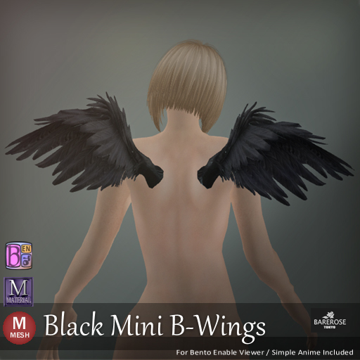 ::: B@R ::: Black Mini B-Wings (BENTO)