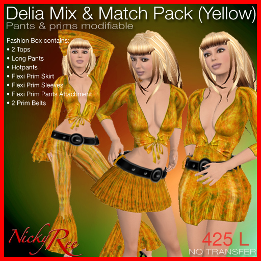 Delia Mix & Match Pack (Yellow)