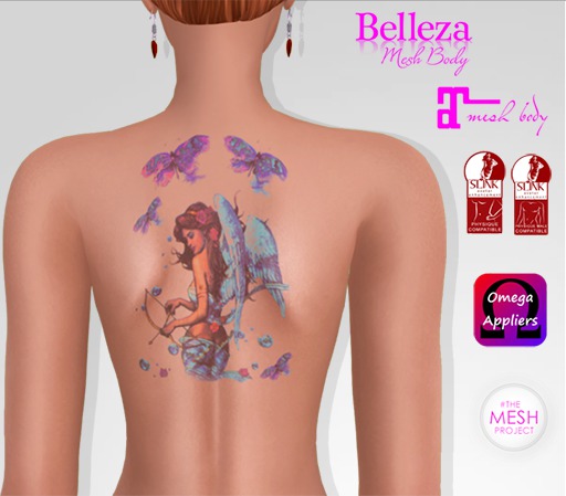 TSB ::: Tattoo girl with wings
