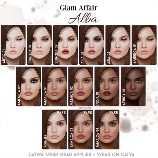 Glam Affair - Alba Applier ( Catwa ) Asia 01