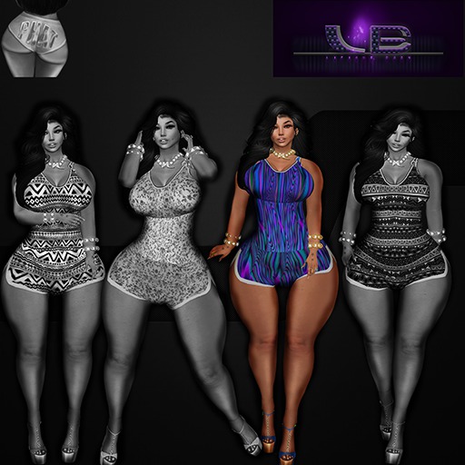 {LB}Sassy Blue Rumper