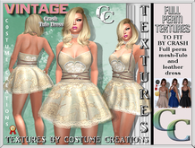 CRASH TULE DRESS TEXTURE VINTAGE T4 - FULL PERM