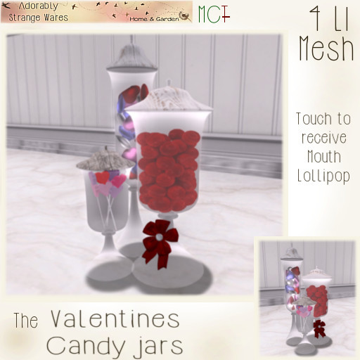 ~ASW~ The Valentines Candy Jars