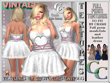 CRASH TULE DRESS TEXTURE VINTAGE T6 - FULL PERM