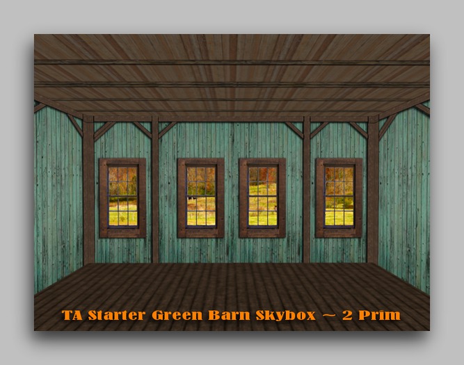 TA 2 Prim Green Barn SkyBox 2017 (BOXED)