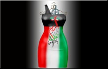 One Shoulder Hand of Kuwait Dress MAITREYA