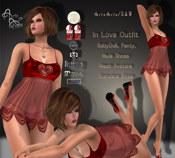 ***ArisAris-B&W~In love-OUTFIT-