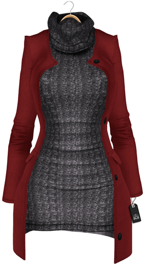 :::KC::: Shayla Dress & Jacket // Red