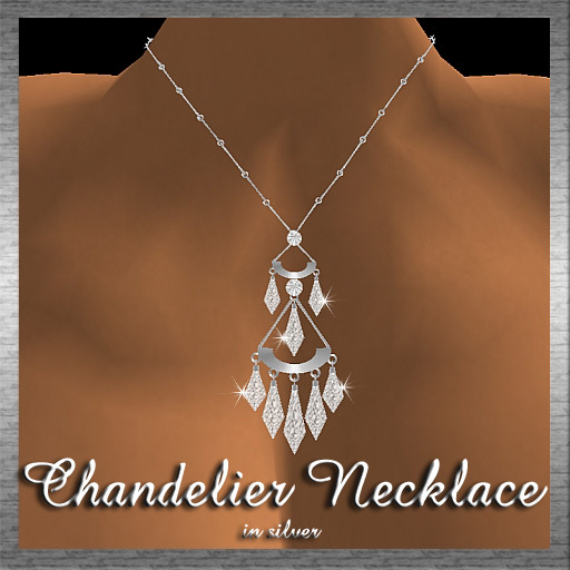 Dex's Chandelier Necklace In Silver