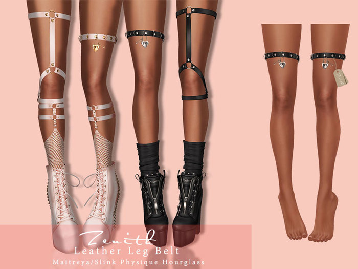 =Zenith=Leather Leg Belt B (all Color)